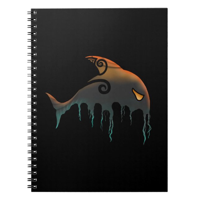 killer whale Halloween Notebook (Front)