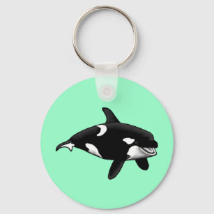killer whale key ring