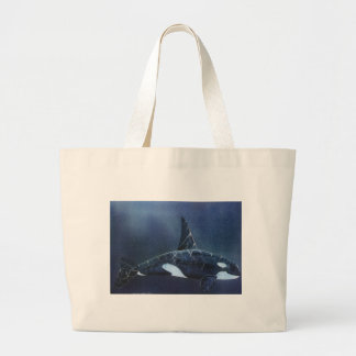 Killer Whale Large Tote Bag