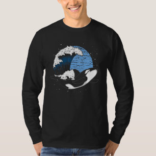Killer Whale Ocean Animal Waves Orca T-Shirt