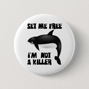 Killer Whale - Orca 6 Cm Round Badge