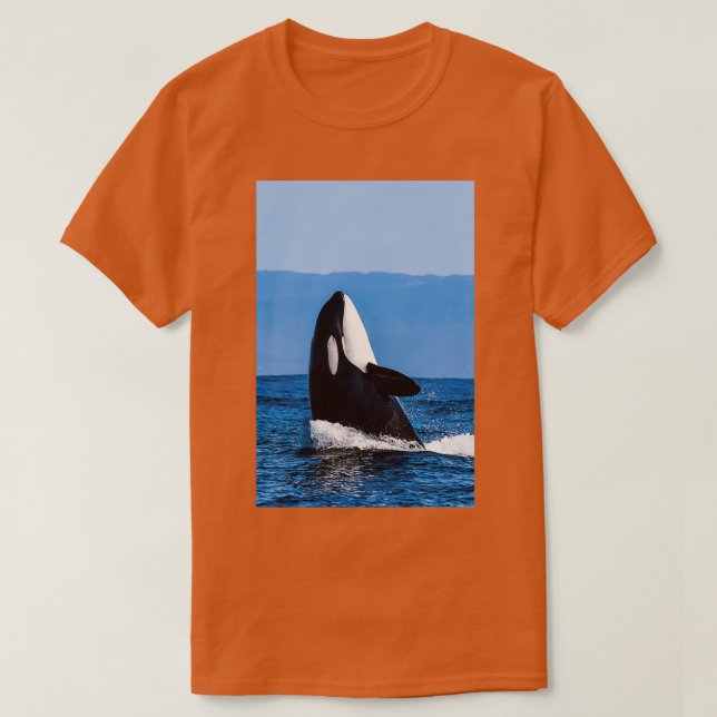 killer whale spyhop T-Shirt (Design Front)