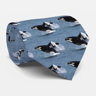 Killer whale tie