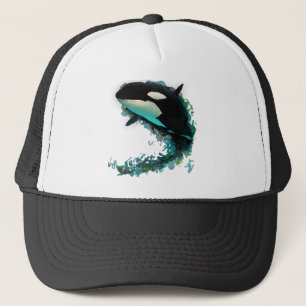Killer Whale Trucker Hat