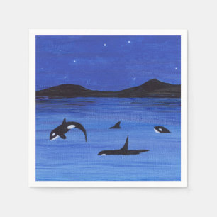 Killer Whales Napkin