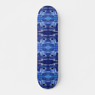 Killer Whales on Full Moon - Art Drawing - Mirror Skateboard