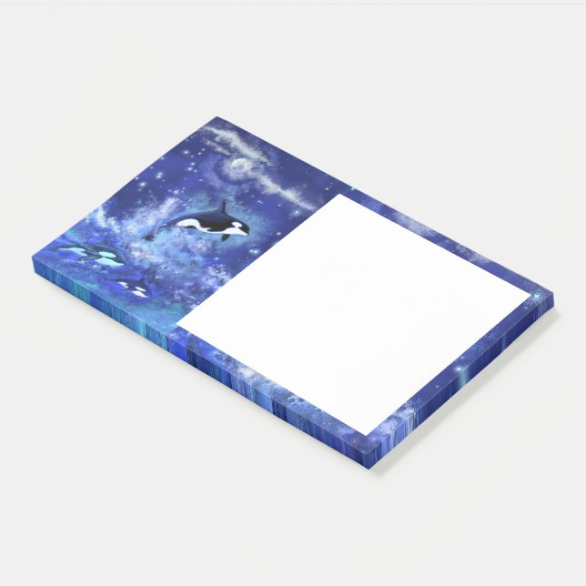 Killer Whales Sticky Notes (Angled)