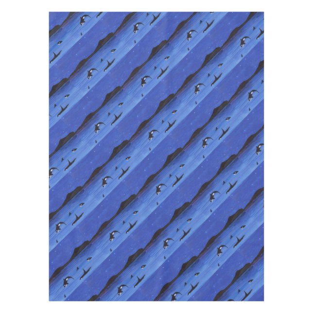 Killer Whales Tablecloth (Front)
