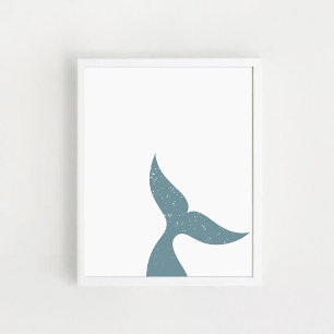 Killer whale's tail Poster