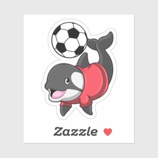 Killerwhale as Soccer player with Soccer (Sheet)