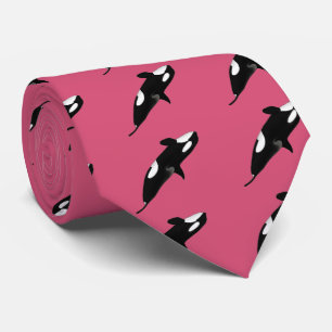 Killerwhale , Orcinus orca Tie