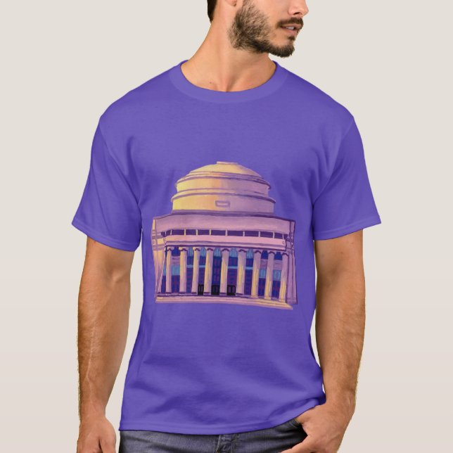 Killian Dome Posca Marker Illustration of MIT T-Shirt (Front)