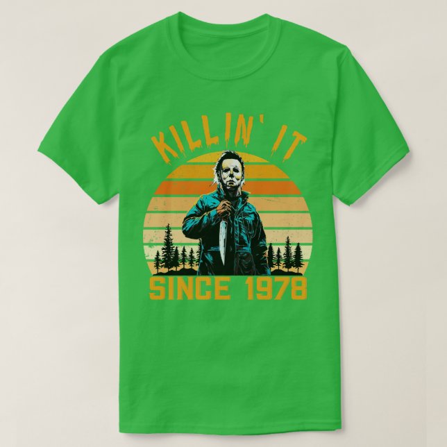Killin It Since 1978Myers vintage Halloween TShirt (Design Front)