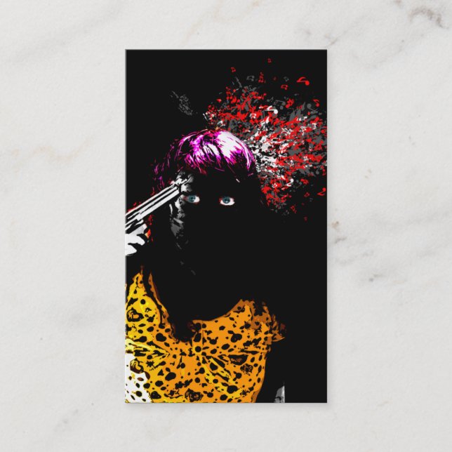 killing me softly business card (Front)