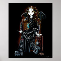 Killing Time Gothic Faerie Poster