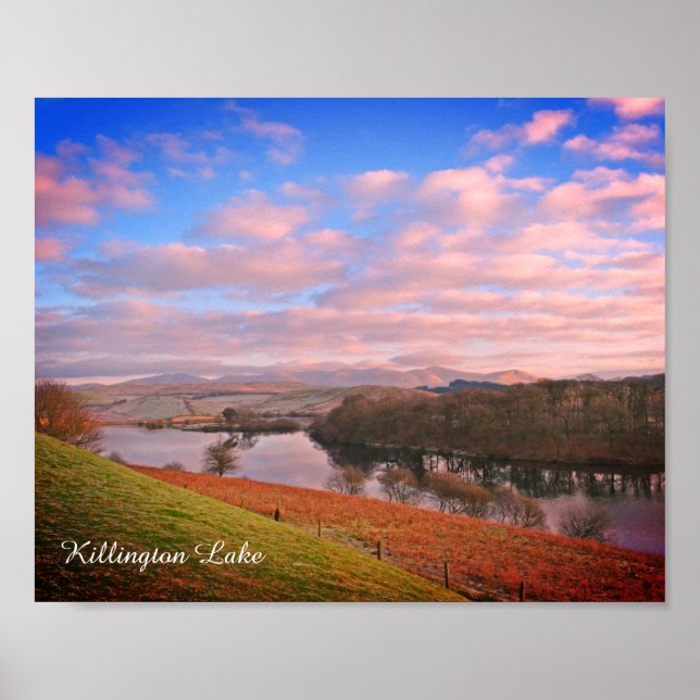 Killington Lake District England Holiday Poster (Front)