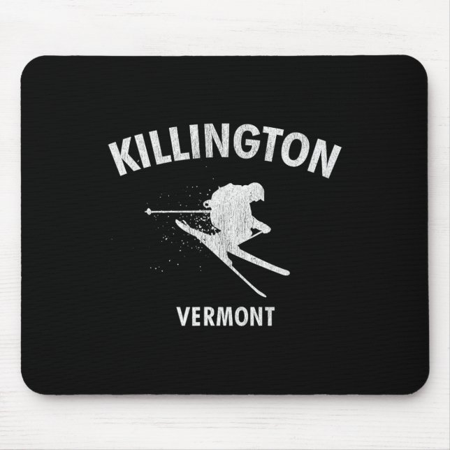 Killington Skiing Tee Vermont Ski  Mouse Pad (Front)