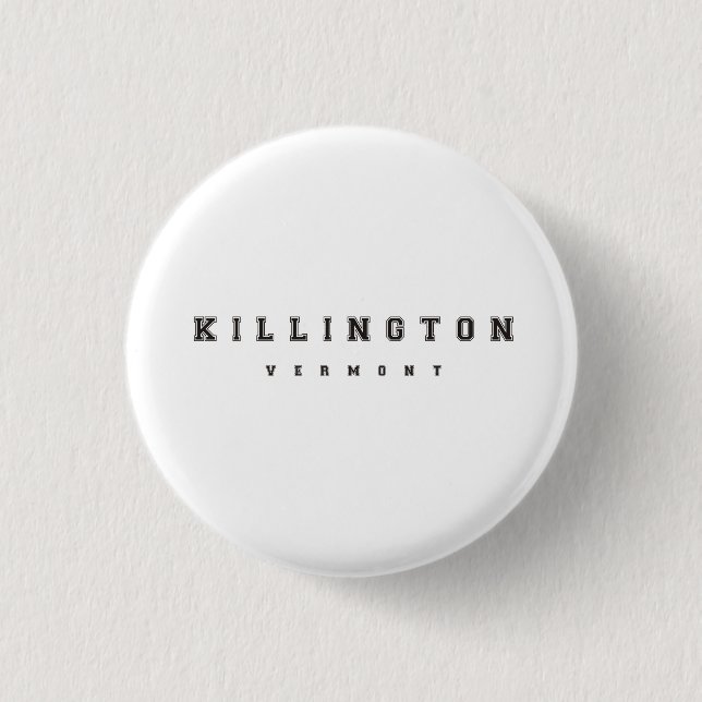 Killington Vermont 3 Cm Round Badge (Front)