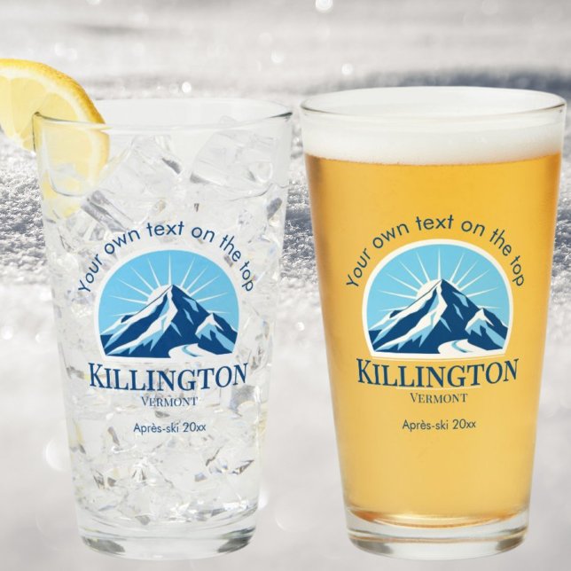 Killington Vermont ski resort drinks beer Glass (Creator Uploaded)