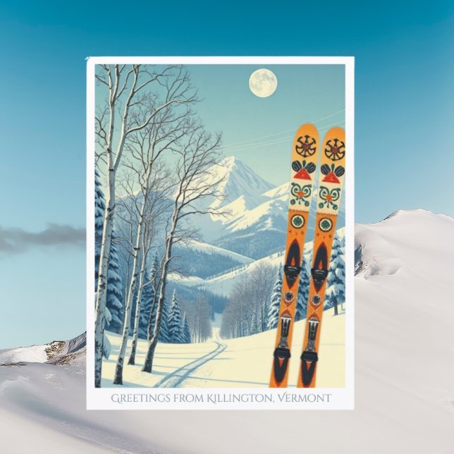 Killington Vermont ski vacation Postcard (Creator Uploaded)