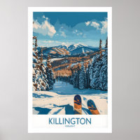 Killington Wall Art- Vermont Ski Print 1