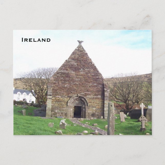 Kilmalkedar Church, Dingle, Kerry, Ireland Postcard (Front)