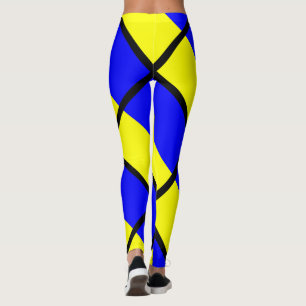 Kilo blue and yellow leggings