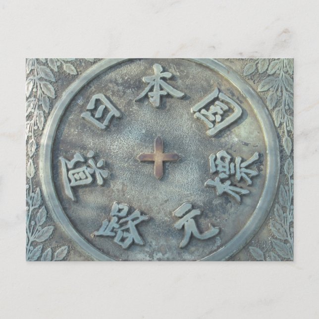 Kilometer Zero Marker: Nihonbashi, Tokyo Postcard (Front)