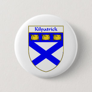 Kilpatrick Coat of Arms/Family Crest 6 Cm Round Badge