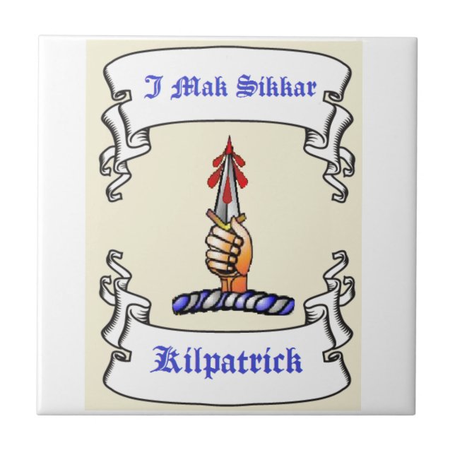 Kilpatrick Dagger I Mak Sikkar Tile (Front)