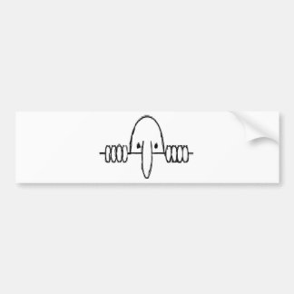 Kilroy Was HERE Bumper Sticker