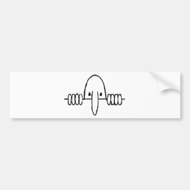 Kilroy Was HERE Bumper Sticker (Front)