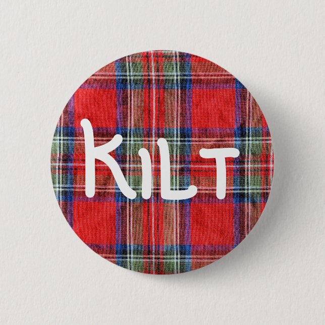 Kilt 6 Cm Round Badge (Front)