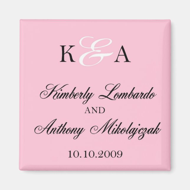 kim and anthony - Customised Magnet (Front)