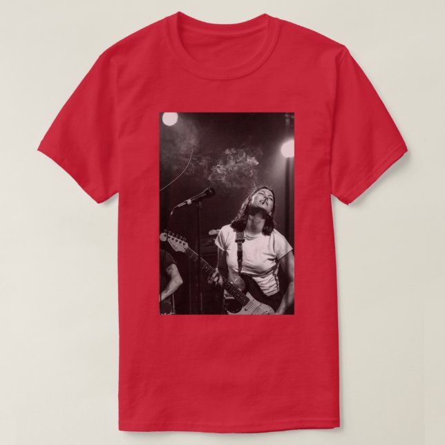 Kim Deal playing Guitar T-Shirt (Design Front)