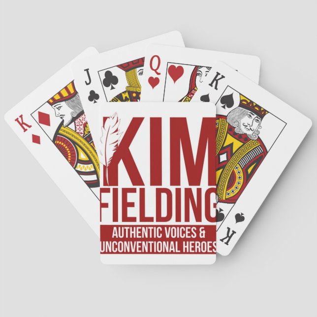 Kim Fielding logo Playing Cards (Back)