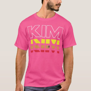 Kim First Name Funny Vintage Sunset Kim friends T-Shirt