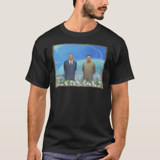 Kim Il-Sung &Amp; Kim Jong-Il Portrait, North Kore T-Shirt