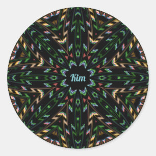 KIM ~ INTERGALACTIC Multicoloured Sticker ~