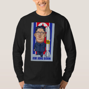Kim Jong Boom Kim Jong Un  Parody Graphic T-Shirt