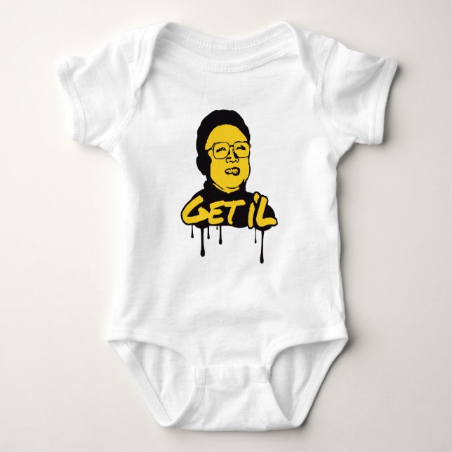 Kim Jong Il - Get's Il Baby Bodysuit (Front)