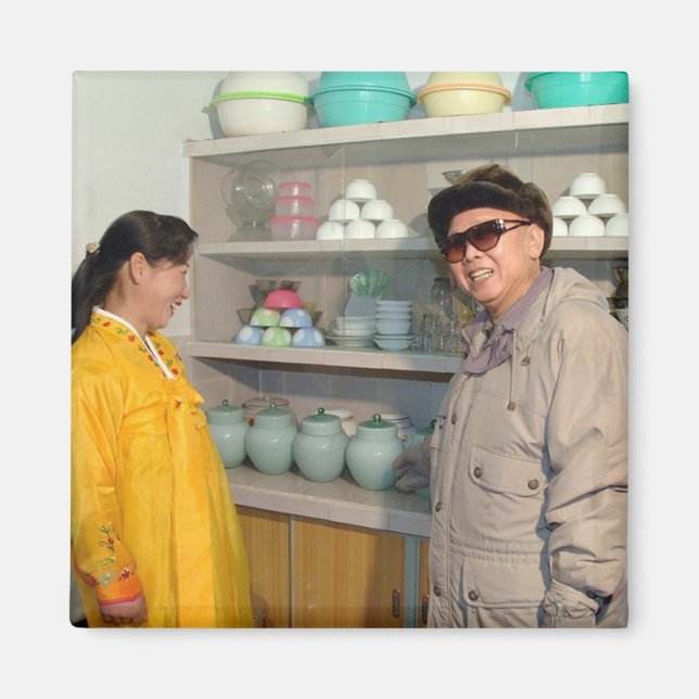 Kim Jong-il, North Korea Magnet (Front)