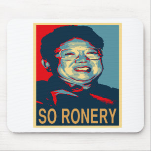 Kim Jong-Il So Ronery Mousepad