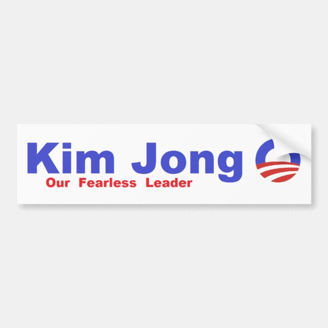 Kim Jong O Bumper Sticker (Front)
