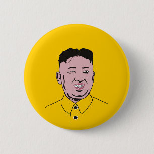 Kim Jong-un   김정은 6 Cm Round Badge