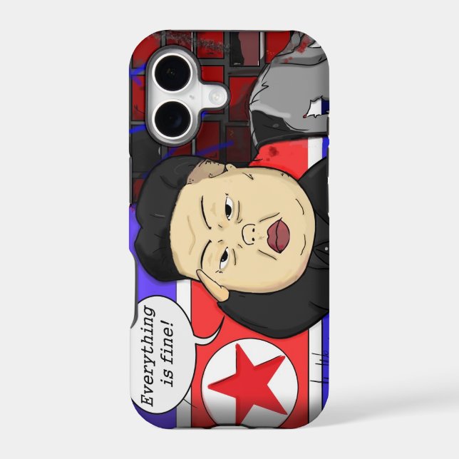 Kim Jong Un iPhone Case (Back)