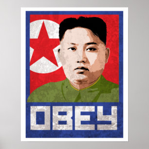 Kim Jong Un Propaganda - OBEY - Poster