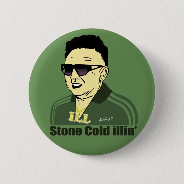 Kim Jung Il Button (Front)