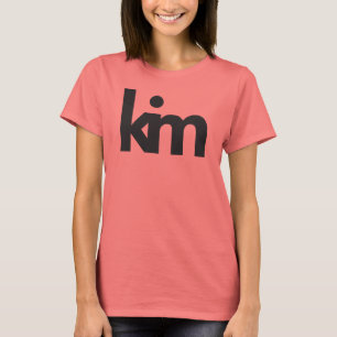 Kim, personalised short sleeve tshirt