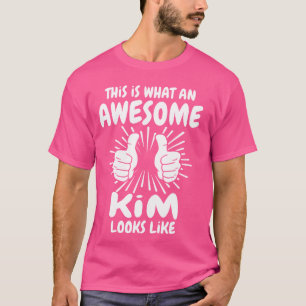 Kim Surname Awesome Kim Last Name Kim T-Shirt